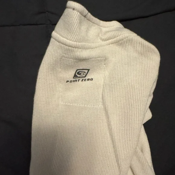Point Zero Off-White Ribbed Sweater - Picture 2 of 3